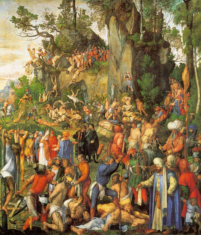 Albrecht Durer Martyrdom of the Ten Thousand Norge oil painting art